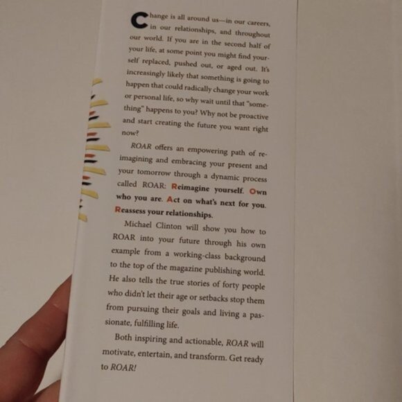 3/$13 Roar: into the second half of your life (before it's too late) book - Picture 4 of 6